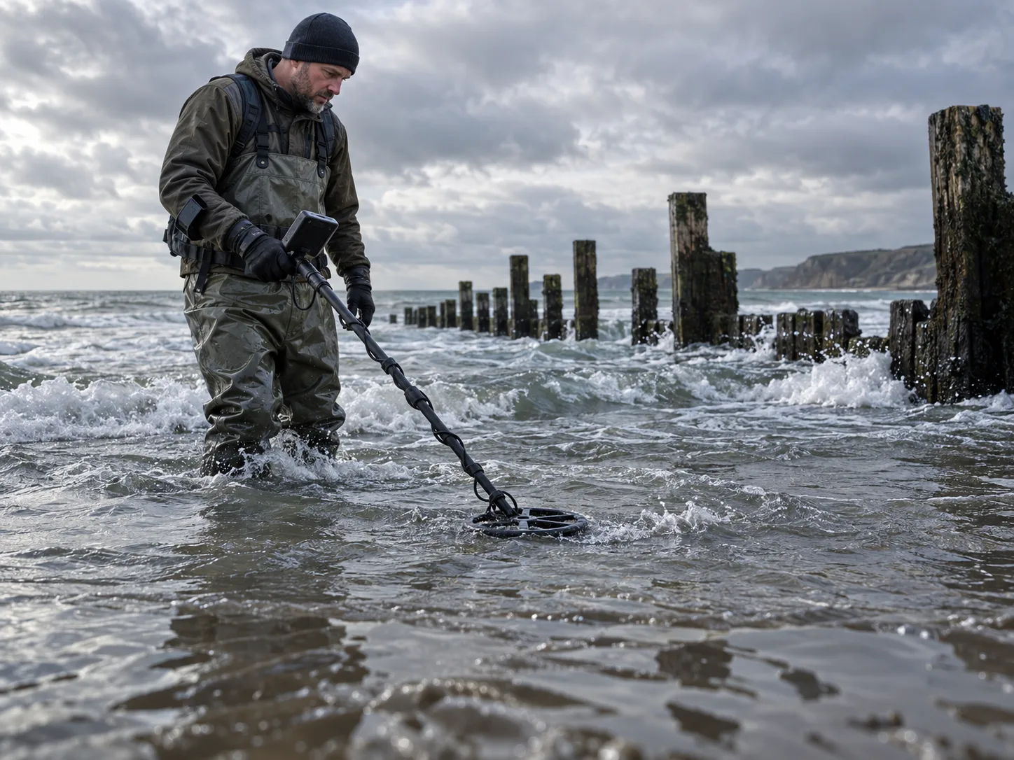 Wasserdichten Metalldetektor für Strand und Wasser kaufen
